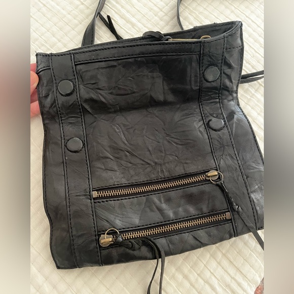 Botkier black leather crossbody bag purse - Picture 3 of 6